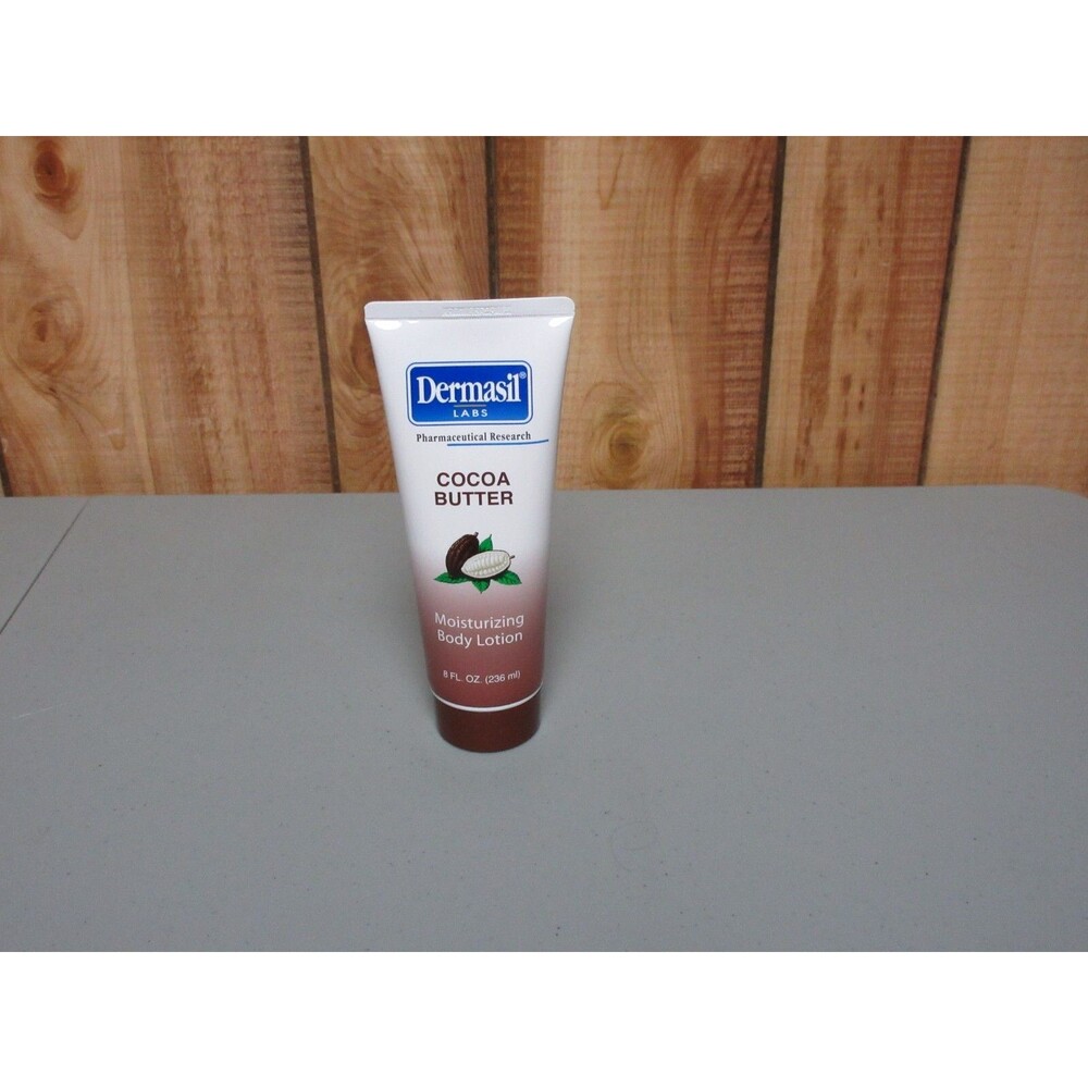 Dermasil Labs Cocoa Butter Moisturizing Body Lotion Pharmaceutical Research 8 OZ